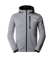 The North Face Erkek Mountain Athletics Tam Boy Fermuarlı Kapüşonlu Polar Ceket (Gri)
