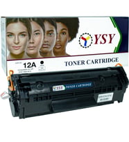 YSY HP Q2612A 12A -  2K(2000) Sayfa Verimli HP Laserjet  1020 1010 1012 1018 1022  3015 3030 3050 3055 3020 1022n 3052 M1005 M1319f MFP Muadil Toner Kartuş