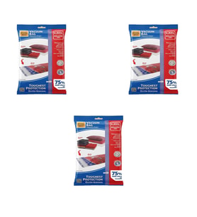 Magic Saver Bag Vakumlu Giyisi Yastık Yorgan Saklama Torbası Poşeti Hurç - XXL - 80x110 Cm. - 3 Adet