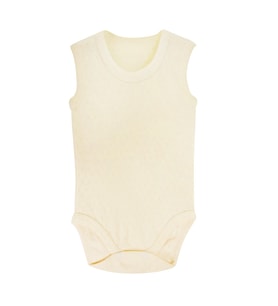 Sema Baby Jakarlı Askılı Badi (Body) - Krem 9-12 Ay (Çok Renkli)