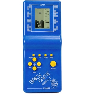 Kutulu Tetris El Atarisi Nostaljik Oyuncak (Mavi)
