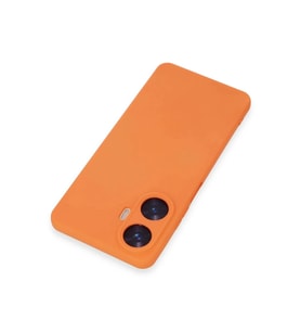Durukar® Realme C55 Kılıf Nano içi Kadife Silikon - Turuncu