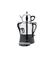 KORKMAZ A842 ÇAYKOLİK SEMAVER INOX KROM