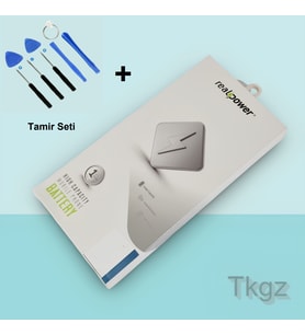 Tkgz - Tecno Camon 18 - BL - 49FT - Pil Uyumlu Sıfır Güçlendirilmİş - Realpower + Tamir Seti