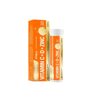 Nutraxin Efervesan Vitamin C D Zinc 15 Tablet