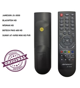 (ORJİNAL ) JAMESON JS-3030 - SUNNY AT-14950 MINI HD PVR - WİSMAN HD - BOTECH PIKO 400 HD - BLACKFİSH HD -UYDU KUMANDASI