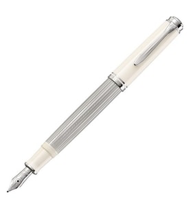 Pelikan Souveraen M405 Silver White Dolma Kalem