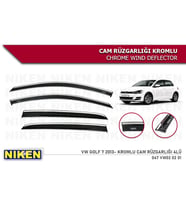 VOLKSWAGEN GOLF 7 2013 2014 2015 2016 2017 2018 2019 2020  MODEL KROMLU CAM RÜZGARLIĞI NİKEN