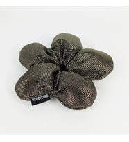 Woodycord El Yapımı Bronz Pofuduk Scrunchie Topuz Tokası