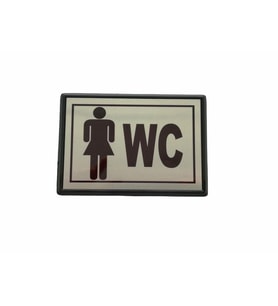 Cemax Yönlendirme Büyük WC Bayan 13X8,5 cm