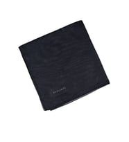 Dualinze Pamuklu Eşarp 120x120 cm (Siyah)