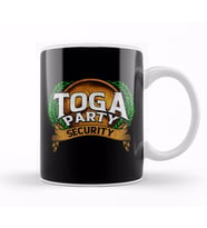 Funny Toga Party Security Guard Greek Wreath Kupa Bardak Porselen