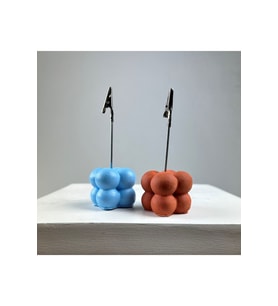 Bubble Not Tutucu 2'li Set (açık Mavi - Meşe )