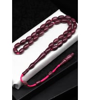 Usta İşçilikli Katalin Tesbih – 8 × 13 mm Kapsül Kesim  33’lü