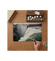 Kuş Bakışı Akarsu - Doğa Manzarası Tasarımı 240 parça Ahşap Puzzle Ahşap Kutuda MP04882