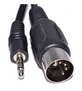 5 Pin Din to Stereo Kablo 1.5 mt