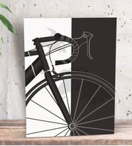 BK Gift Bisiklet Tasarımlı Dekoratif Mini Kanvas Tablo 15x20cm-1