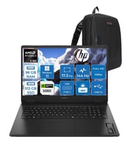 HP Omen 17-DB1022NT Amd Ryzen Aı 9 365 96GB Ddr5 512GB SSD Windows 11 Home RTX5060 8gb Gddr6 17.3 Inç Fullhd (1920 x 1080) 144Hz 7ms 300NITS IPS Taşınabilir Bilgisayar CD5N2EAH43 + Zetta Çanta