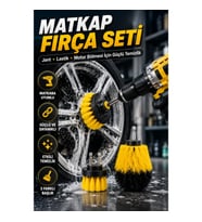 3’lü Matkap Ucu Fırça Seti Elektrikli Matkap Uyumlu Pratik Temizlik Aparatı