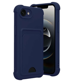 iPhone 16E Kelvin Kartvizitli Silikon - Lacivert