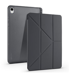 Samsung Galaxy Tab S11 Uyumlu Kılıf Zore Tri Folding Kalem Bölmeli Standlı Kılıf
