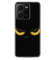 Vivo Y22 Kılıf Silikon Desen Özel Seri Black Eyes 1644