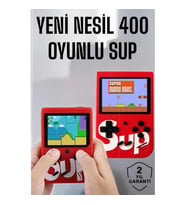 Mey İthalat® Yeni Nesil Çocuklara Özel SUP 400 Oyunlu Mini El Konsolu