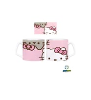 Ghostbastır Design Pusheen ve Hello Kitty Kupa Bardak Tek Adet 0686