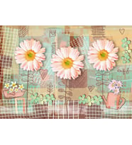 Nova 1000 Parça Pembe Gerbera Çiçekleri Puzzle