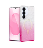 Samsung Galaxy S25 Plus Pummel Shiny Magsafe Kapak - Pembe