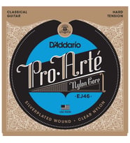 D’Addario EJ46 Pro-Arte Klasik Gitar Tel Seti Silverplated Wound Hard Tension