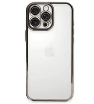 iPhone 16 Pro Max Kılıf Razer Lensli Silikon - Titanyum Gri