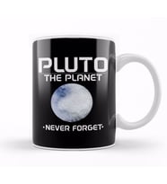 Planetary Science Pluto Planet Never Forget Pun Kupa Bardak Porselen