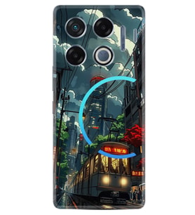 Infinix GT 20 Pro Kılıf Boutique Baskılı Resimli Train Pcode -049