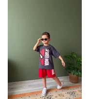 Cg Kids Örümcek Adam Erkek Çocuk Tshirt&Şort Erkek Çocuk Alt Üst Takım