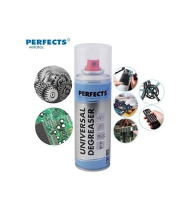 Yağsız Kontak Sprey - Perfects 200ml - Universal Degreaser - Yağsız Temizleme Sprey 12 ADET