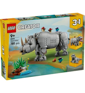 LEGO 31171  Creator Vahşi Hayvanlar: Muhteşem Gergedan ile Kuşlar