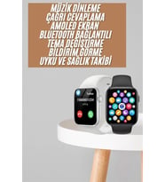 1.83 İnç Akıllı Saat Android İos Uyumlu Çağrı Cevaplayabilen Adımsayar Gps Takibi