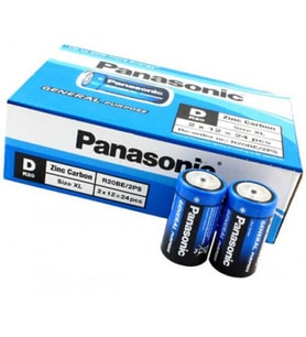 Lunaev Panasonic D Büyük Pil 24 Parça Piller