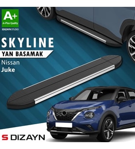 S-Dizayn Nissan Juke 2 Skyline Krom Yan Basamak 173 Cm 2019 Üzeri A+ Kalite