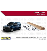 Renault Kango 2 Maxı Tavan Çıtası Uzun Gri 2008-