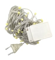 10 M 100 Led Damla Uçlu Led Işık Beyaz Işık Şeffaf Kablo