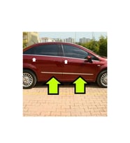 Fiat Linea Sd Uyumlu Krom Cam Alt Çıtası Ve Yan Kapı Çıtası Seti 2012-2020