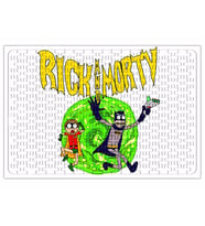 Rick Morty Batman Puzzle 240 Parça Yapboz