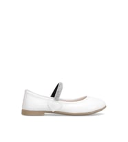 Elit HY-F-10005-25Y Filet Kız Çocuk Babet Beyaz