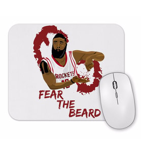 James Harden  Fear The Beard Mouse Pad.jpg