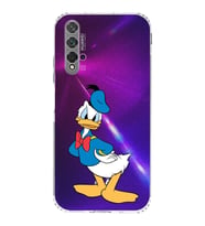Huawei Nova 5t  Kamera korumalı Kapak Donald Duck Tasarımlı  Şeffaf Kılıf