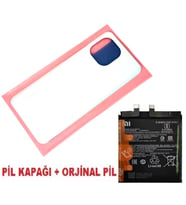 Xiaomi Mİ 11 Arka Kapak Batarya Pil Kapağı + PİL (CAM) BEYAZ