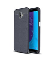 Samsung Galaxy J6 Plus Uyumlu Kılıf Zore Niss Silikon Kapak (Lacivert)