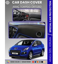 PEUGEOT 3008 (2011-2014) Torpido Örtüsü Panel Koruma Torpido Koruma Birebir Uyum Kaymaz Özel Kesim